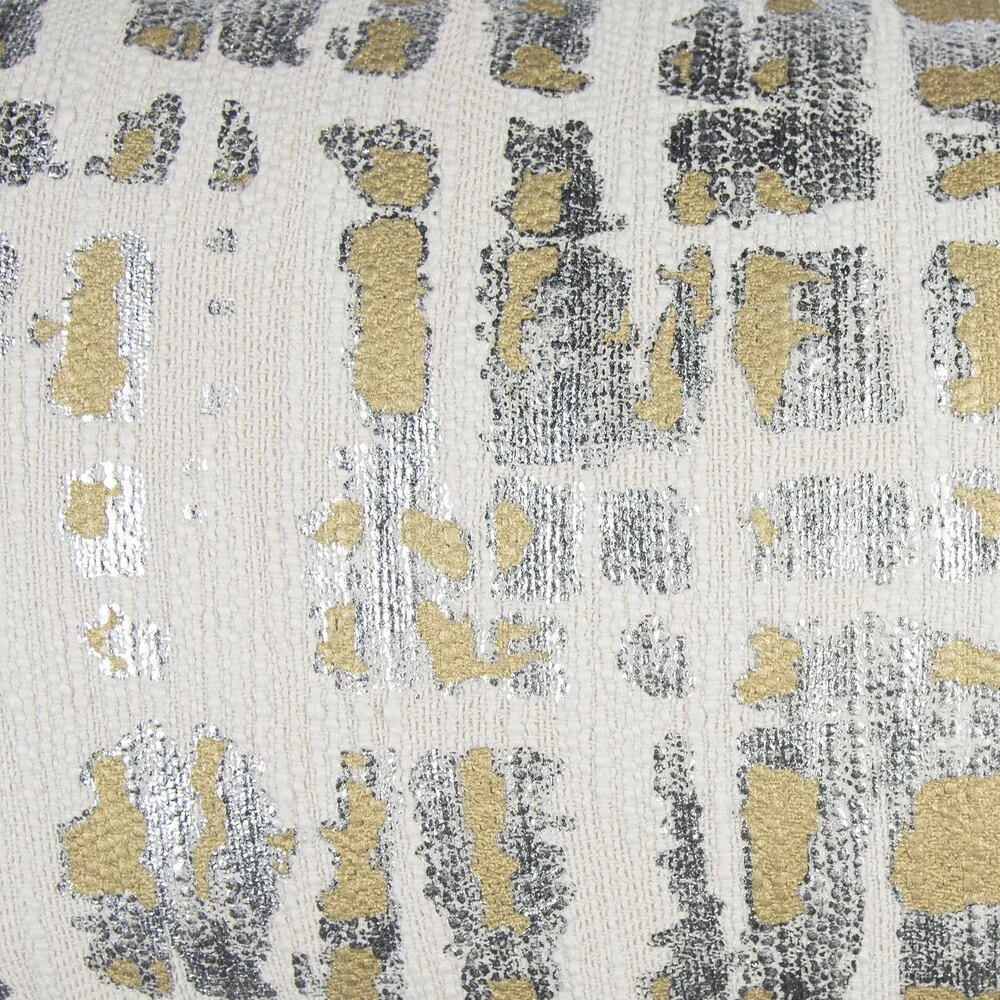 Rizzy Home DOHT12867NT001426 DOH by Abstract Cotton Decorative Filled Pillow DOH